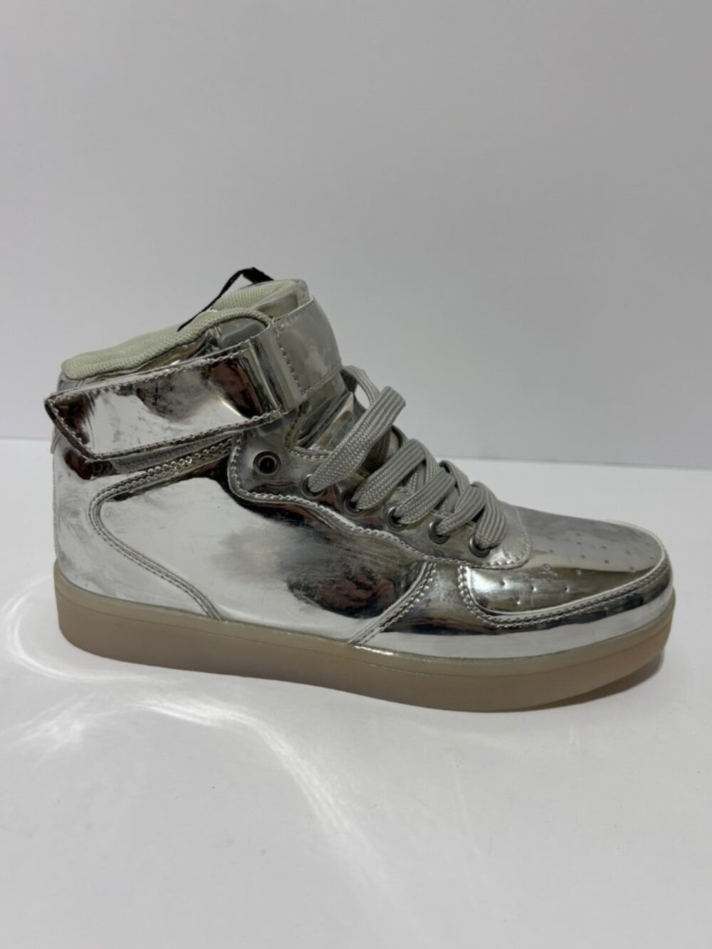 Odema Women’s LED High Top Sneakers, Size EUR 38, US 7.5-8 M